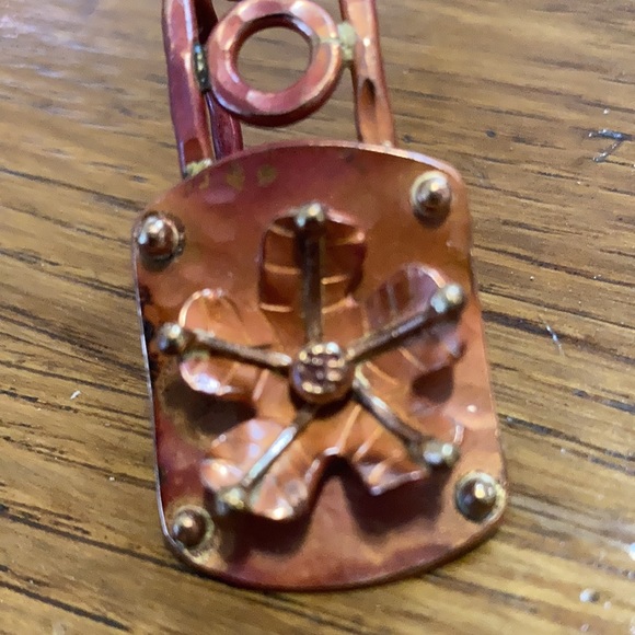 Copper Scarf Slide - Picture 4 of 4